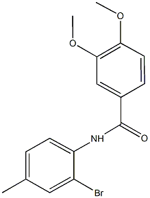 N-(2-bromo-4-methylphenyl)-3,4-dimethoxybenzamide Structure