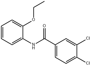 3,4-dichloro-N-(2-ethoxyphenyl)benzamide 化学構造式