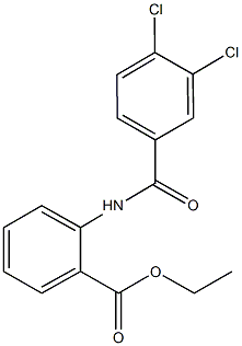 ethyl 2-[(3,4-dichlorobenzoyl)amino]benzoate,303991-92-6,结构式