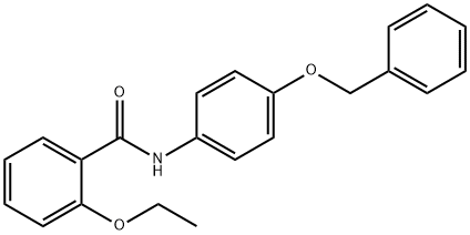 N-[4-(benzyloxy)phenyl]-2-ethoxybenzamide Structure