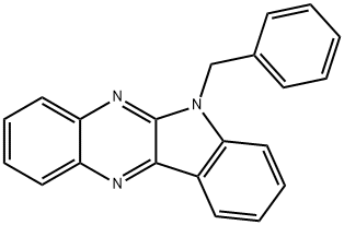 6-benzyl-6H-indolo[2,3-b]quinoxaline Structure