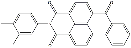 6-benzoyl-2-(3,4-dimethylphenyl)-1H-benzo[de]isoquinoline-1,3(2H)-dione|