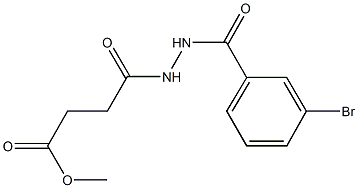 304452-61-7 methyl 4-[2-(3-bromobenzoyl)hydrazino]-4-oxobutanoate