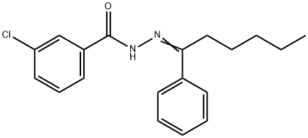 304454-18-0 3-chloro-N'-(1-phenylhexylidene)benzohydrazide