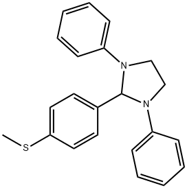 4-(1,3-diphenyl-2-imidazolidinyl)phenyl methyl sulfide,304455-37-6,结构式