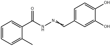 N'-(3,4-dihydroxybenzylidene)-2-methylbenzohydrazide Structure