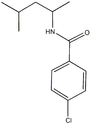 4-chloro-N-(1,3-dimethylbutyl)benzamide,304458-67-1,结构式