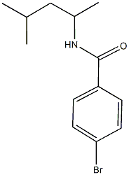 304458-68-2 4-bromo-N-(1,3-dimethylbutyl)benzamide