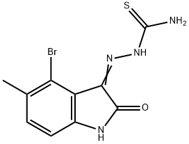 4-bromo-5-methyl-1H-indole-2,3-dione 3-thiosemicarbazone,304479-81-0,结构式