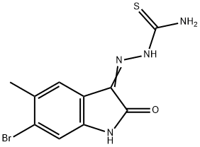 6-bromo-5-methyl-1H-indole-2,3-dione 3-thiosemicarbazone,304480-34-0,结构式