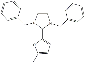 1,3-dibenzyl-2-(5-methyl-2-furyl)imidazolidine,304481-33-2,结构式