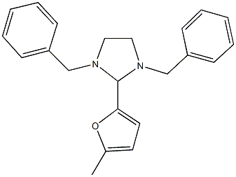 1,3-dibenzyl-2-(5-methyl-2-furyl)imidazolidine|