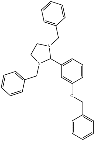 benzyl 3-(1,3-dibenzyl-2-imidazolidinyl)phenyl ether Struktur