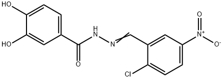 N'-{2-chloro-5-nitrobenzylidene}-3,4-dihydroxybenzohydrazide Structure