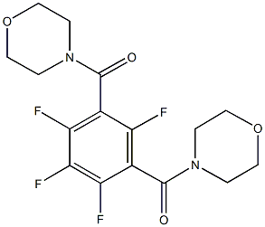 4-[2,3,4,6-tetrafluoro-5-(4-morpholinylcarbonyl)benzoyl]morpholine Structure