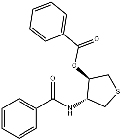 4-(benzoylamino)tetrahydro-3-thienyl benzoate 结构式