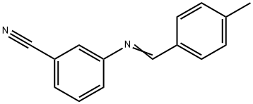 3-[(4-methylbenzylidene)amino]benzonitrile|