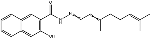 N'-(3,7-dimethyl-2,6-octadienylidene)-3-hydroxy-2-naphthohydrazide,304665-93-8,结构式