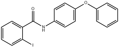 2-iodo-N-(4-phenoxyphenyl)benzamide Struktur