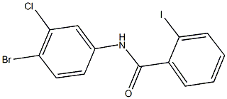 N-(4-bromo-3-chlorophenyl)-2-iodobenzamide 结构式