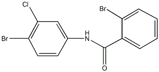 2-bromo-N-(4-bromo-3-chlorophenyl)benzamide Structure