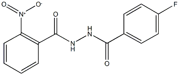 N'-(4-fluorobenzoyl)-2-nitrobenzohydrazide,304667-79-6,结构式