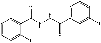 2-iodo-N'-(3-iodobenzoyl)benzohydrazide Struktur