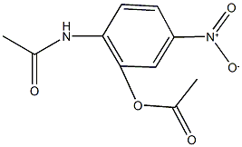 2-(acetylamino)-5-nitrophenyl acetate Struktur