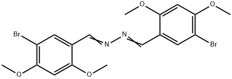 5-bromo-2,4-dimethoxybenzaldehyde (5-bromo-2,4-dimethoxybenzylidene)hydrazone Structure