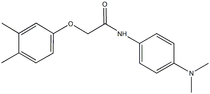 N-[4-(dimethylamino)phenyl]-2-(3,4-dimethylphenoxy)acetamide|