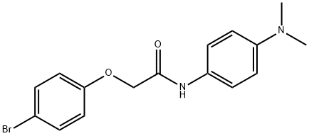 2-(4-bromophenoxy)-N-[4-(dimethylamino)phenyl]acetamide Structure