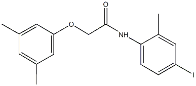 2-(3,5-dimethylphenoxy)-N-(4-iodo-2-methylphenyl)acetamide Structure