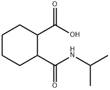 2-[(isopropylamino)carbonyl]cyclohexanecarboxylic acid 化学構造式