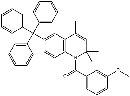 304869-45-2 1-(3-methoxybenzoyl)-2,2,4-trimethyl-6-trityl-1,2-dihydroquinoline