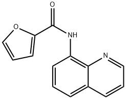 N-(8-quinolinyl)-2-furamide 化学構造式