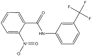 2-nitro-N-[3-(trifluoromethyl)phenyl]benzamide Structure