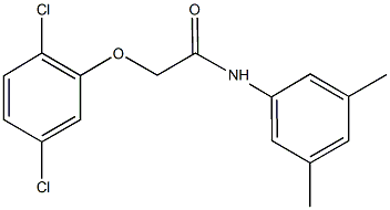 2-[(2,5-dichlorophenyl)oxy]-N-(3,5-dimethylphenyl)acetamide Struktur