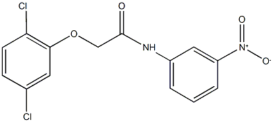 2-[(2,5-dichlorophenyl)oxy]-N-{3-nitrophenyl}acetamide Struktur