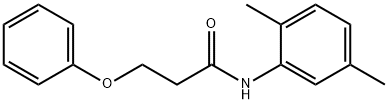 N-(2,5-dimethylphenyl)-3-(phenyloxy)propanamide Structure