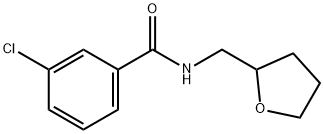 3-chloro-N-(tetrahydro-2-furanylmethyl)benzamide|