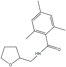 2,4,6-trimethyl-N-(tetrahydrofuran-2-ylmethyl)benzamide|