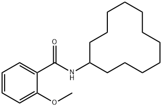 N-cyclododecyl-2-methoxybenzamide Struktur