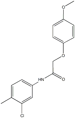 N-(3-chloro-4-methylphenyl)-2-(4-methoxyphenoxy)acetamide|