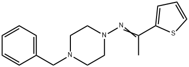 N-(4-benzyl-1-piperazinyl)-N-[1-(2-thienyl)ethylidene]amine,304909-16-8,结构式