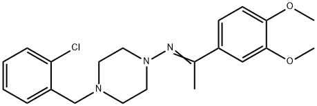304909-56-6 4-(2-chlorobenzyl)-N-[1-(3,4-dimethoxyphenyl)ethylidene]-1-piperazinamine
