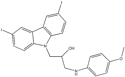 305338-32-3 1-(3,6-diiodo-9H-carbazol-9-yl)-3-(4-methoxyanilino)-2-propanol