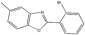 2-(2-bromophenyl)-5-methyl-1,3-benzoxazole Structure