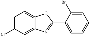 2-(2-bromophenyl)-5-chloro-1,3-benzoxazole,305359-91-5,结构式