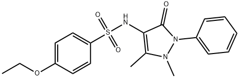 N-(1,5-dimethyl-3-oxo-2-phenyl-2,3-dihydro-1H-pyrazol-4-yl)-4-ethoxybenzenesulfonamide Structure