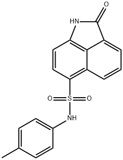 N-(4-methylphenyl)-2-oxo-1,2-dihydrobenzo[cd]indole-6-sulfonamide Struktur